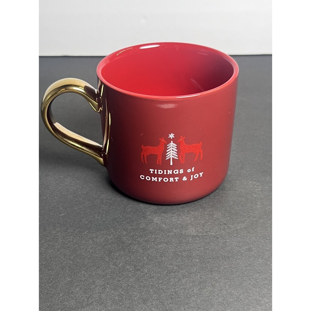 Place &Time 160z Ceramic Gold Handle Tidings of Comfort and Joy Mug AA01B55002